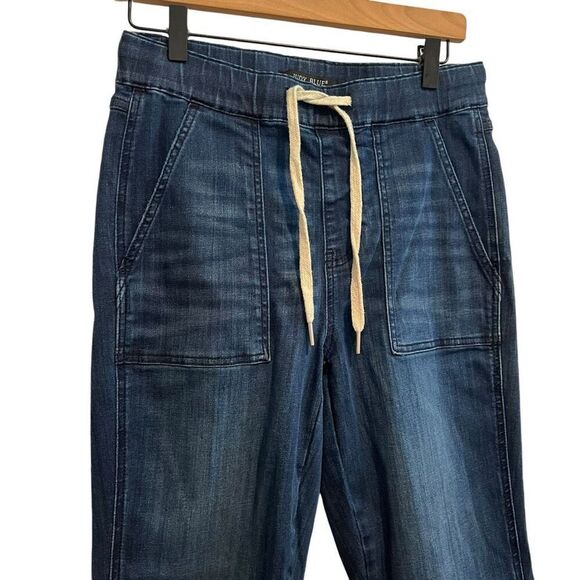 Judy Blue Jogger Elastic Waist Pull On Denim Jeans Size 5/27 - Picture 3 of 7
